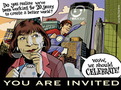 20th Anniversary Celebration Invitation